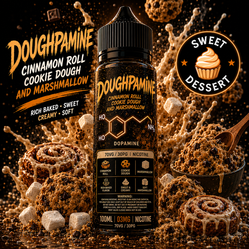 DOUGHPAMINE - Cinnamon Roll + Cookie Dough + Marshmallows