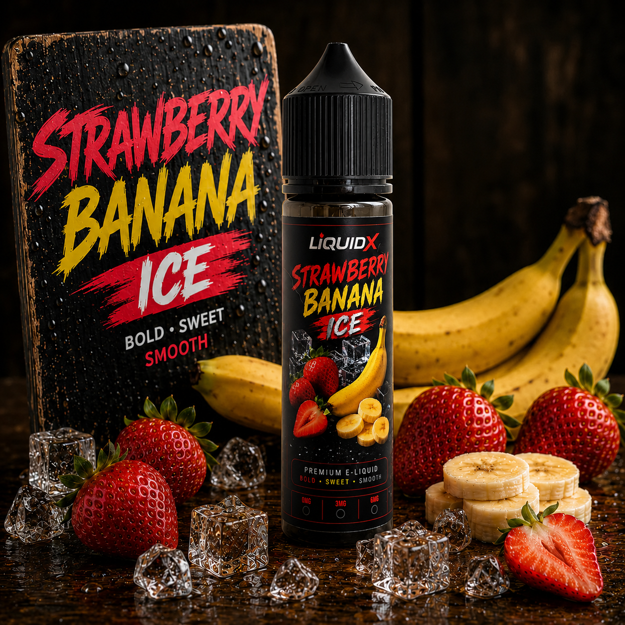 Strawberry Banana Ice